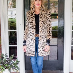 Cabi Animal Print Josephine Coat